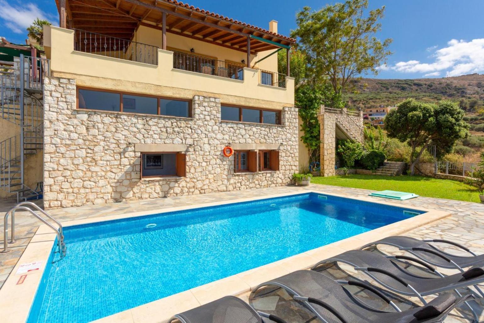 Souda Bay View Villa Kalami  Ngoại thất bức ảnh