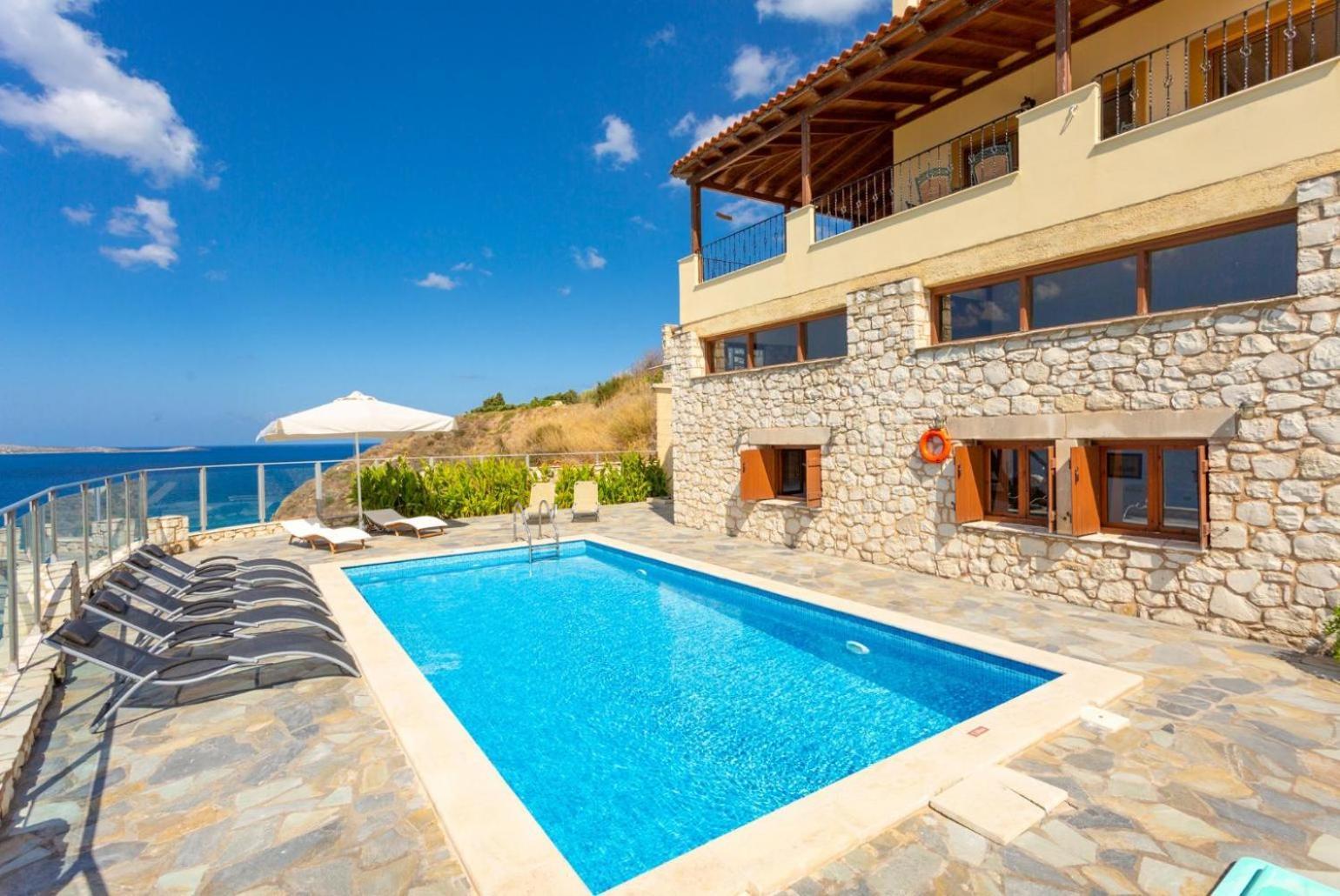 Souda Bay View Villa Kalami  Ngoại thất bức ảnh